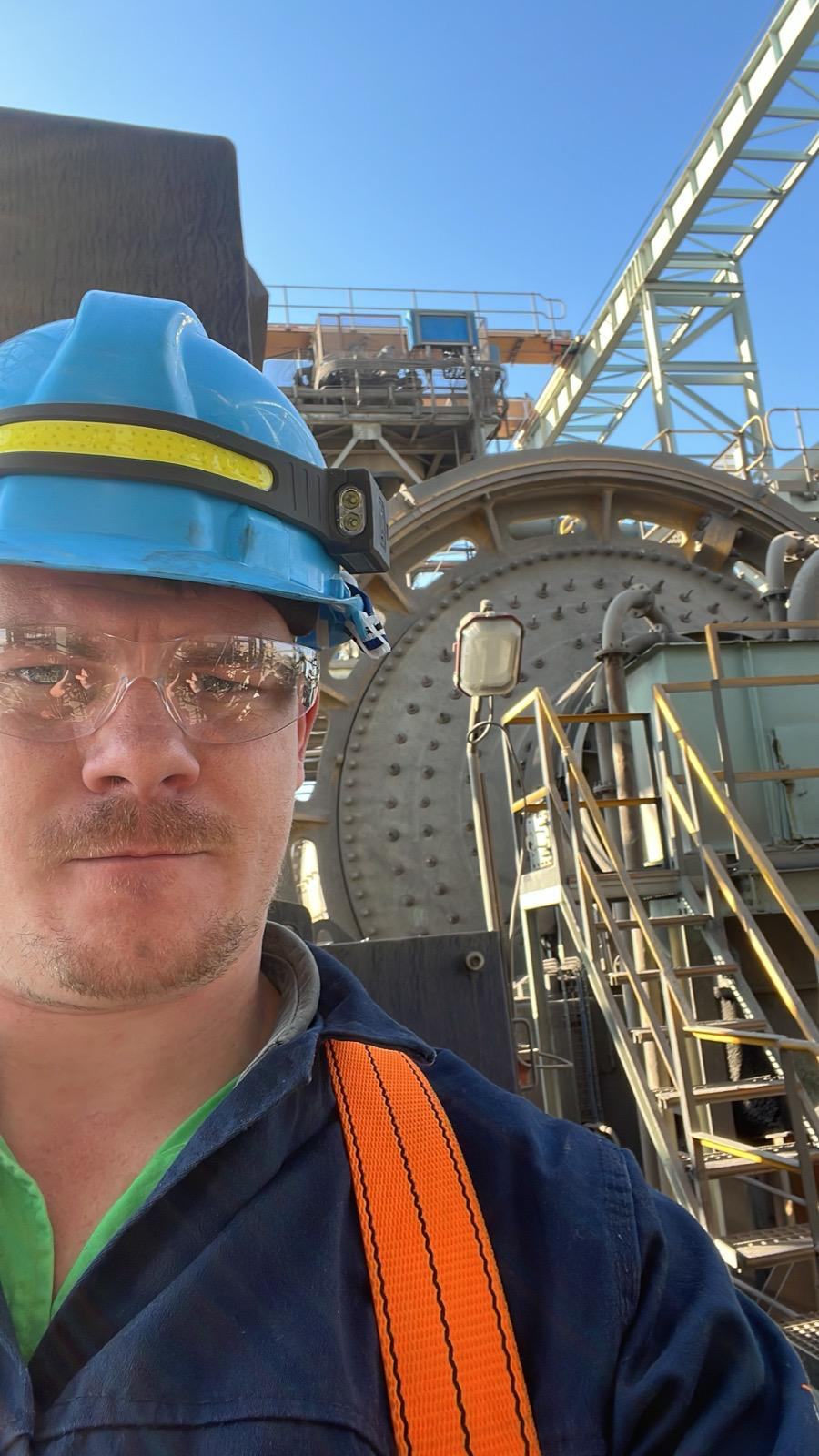 VibroCon field technician on site in South Africa
